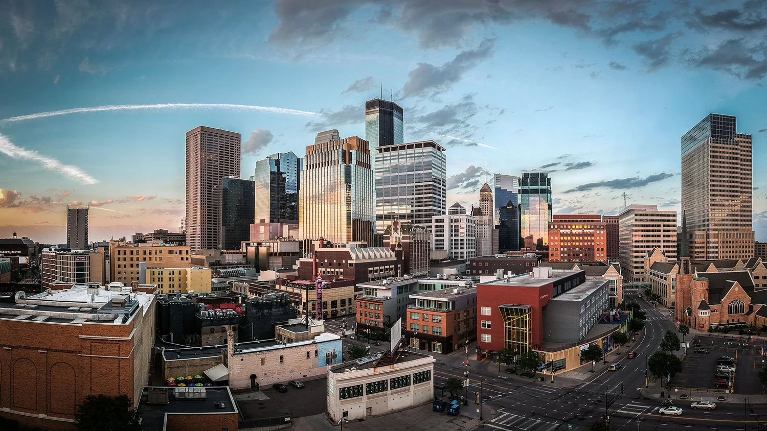 Andrew Charon in downtown Minneapolis