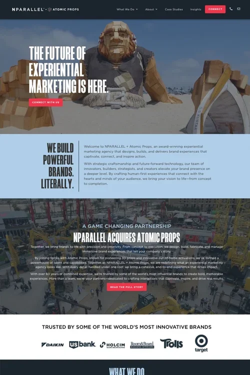 NParallel website success story preview